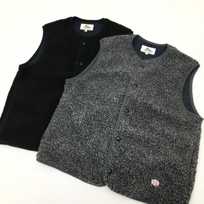  VINCENT ET MIREILLE BOA FLEECE VEST(MIX GREY) 