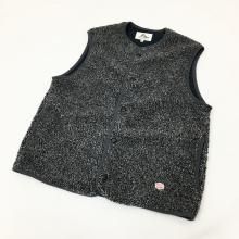  VINCENT ET MIREILLE BOA FLEECE VEST(MIX GREY) 