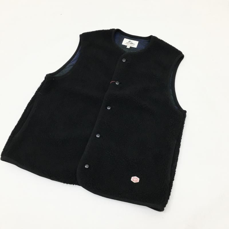  VINCENT ET MIREILLE BOA FLEECE VEST(BLACK) 
