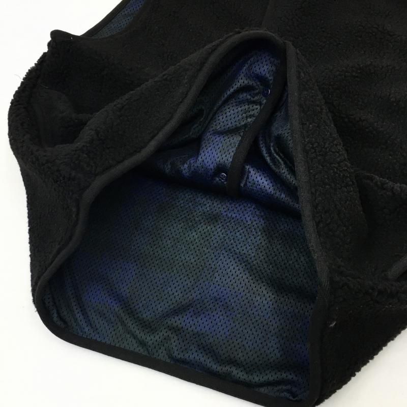  VINCENT ET MIREILLE BOA FLEECE VEST(BLACK) 