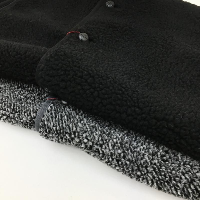  VINCENT ET MIREILLE BOA FLEECE VEST(BLACK) 