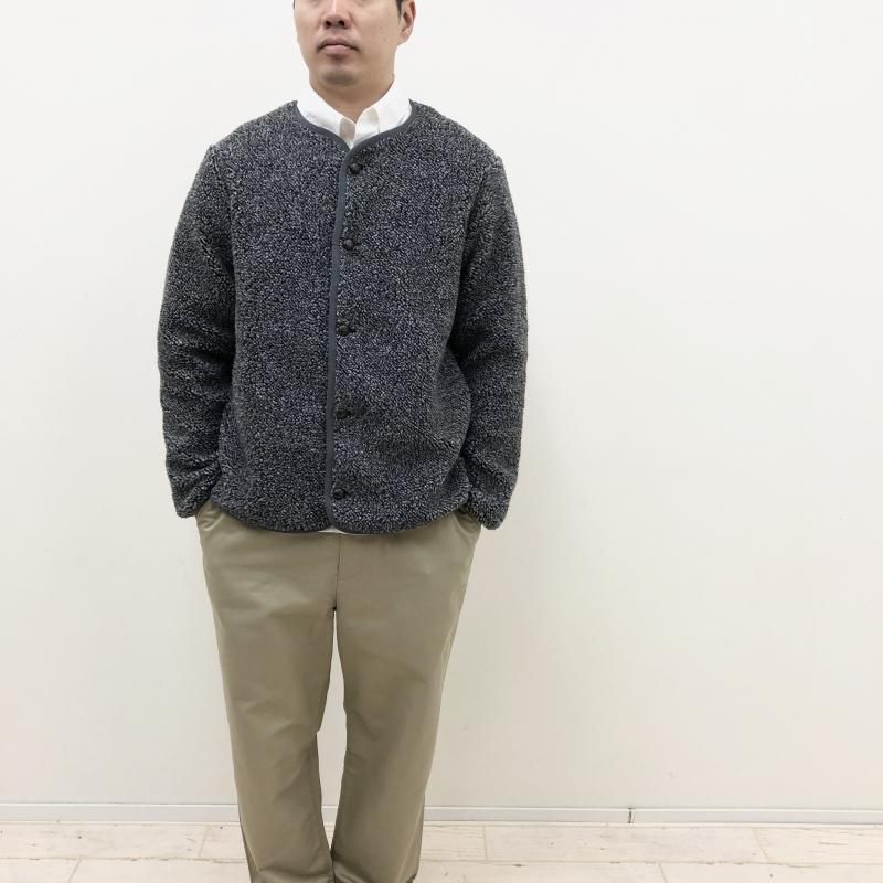 VINCENT ET MIREILLE BOA FLEECE JACKET(MIX GREY) 