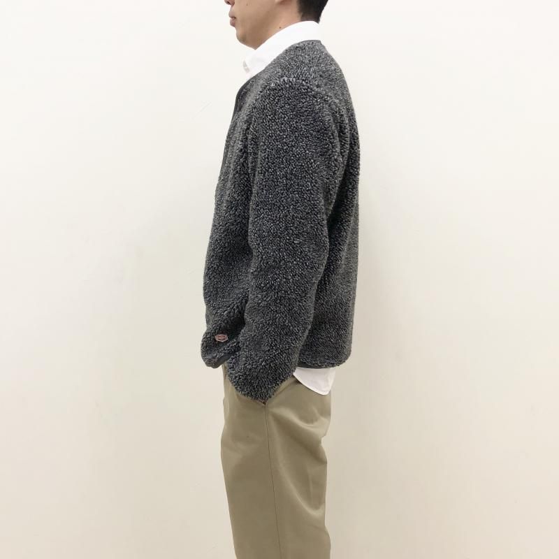  VINCENT ET MIREILLE BOA FLEECE JACKET(MIX GREY) 