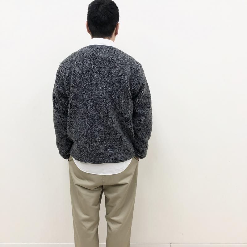  VINCENT ET MIREILLE BOA FLEECE JACKET(MIX GREY) 