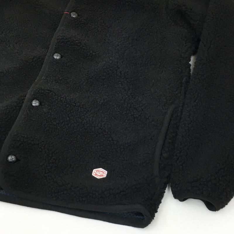  VINCENT ET MIREILLE BOA FLEECE JACKET(BLACK) 