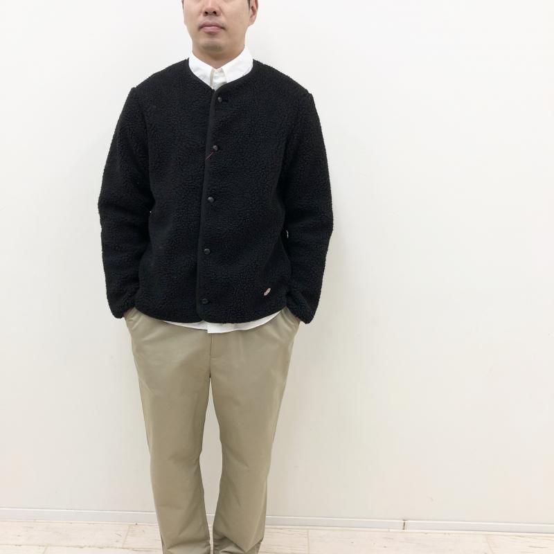  VINCENT ET MIREILLE BOA FLEECE JACKET(BLACK) 