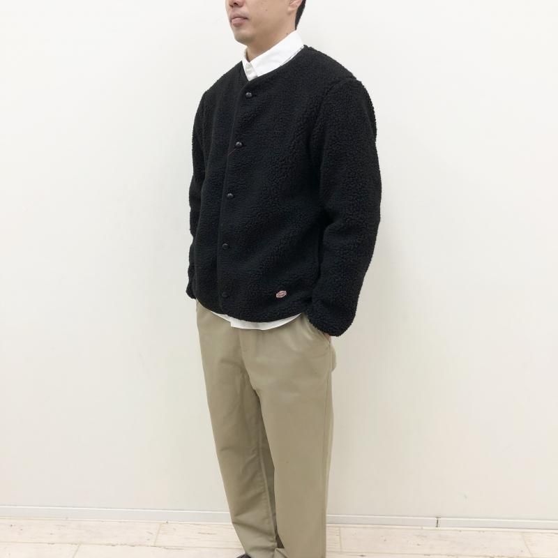  VINCENT ET MIREILLE BOA FLEECE JACKET(BLACK) 