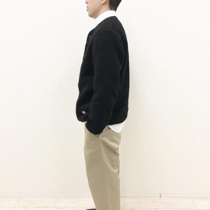  VINCENT ET MIREILLE BOA FLEECE JACKET(BLACK) 
