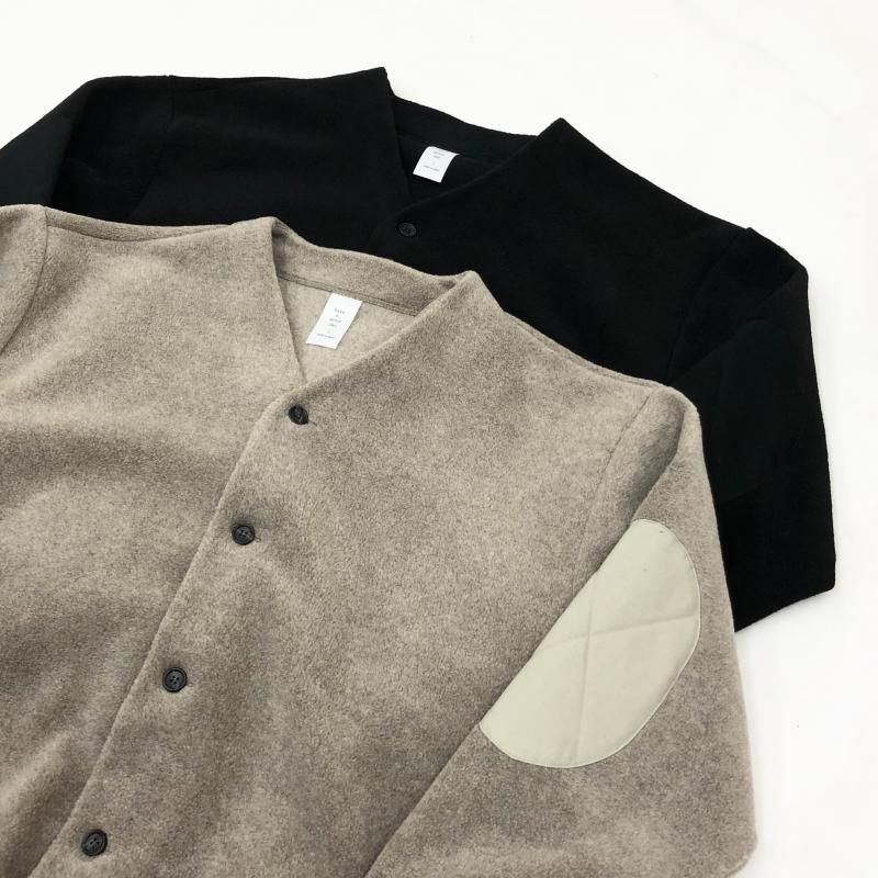  have a good day MELTON FLEECE CARDIGAN(SAND)