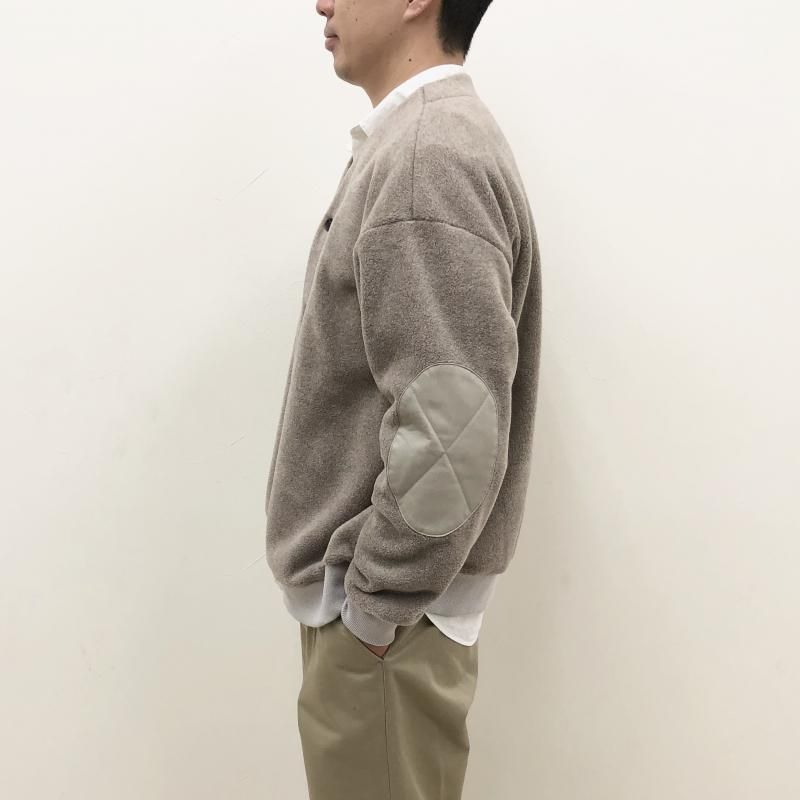  have a good day MELTON FLEECE CARDIGAN(SAND)