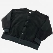 have a good day MELTON FLEECE CARDIGAN(BLACK)