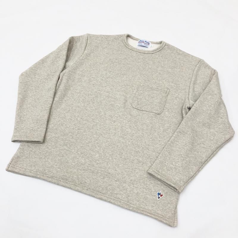  Arvor Maree MOUTON JARSEY CREW W/POCKET(OATMEAL) 
