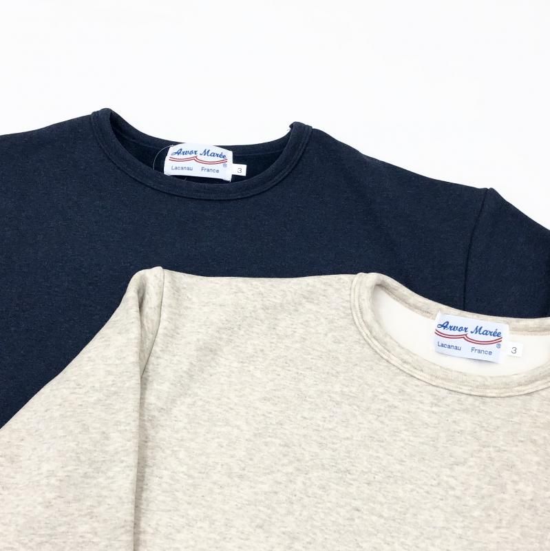  Arvor Maree MOUTON JARSEY CREW W/POCKET(OATMEAL) 