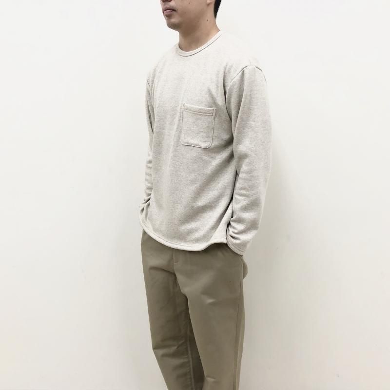  Arvor Maree MOUTON JARSEY CREW W/POCKET(OATMEAL) 