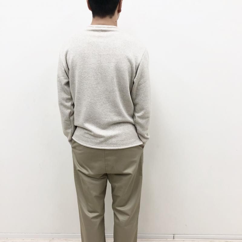  Arvor Maree MOUTON JARSEY CREW W/POCKET(OATMEAL) 