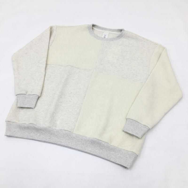  have a good day REMAKE FACE CREW KNIT(NATURAL)