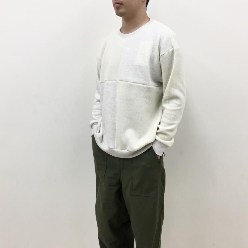  have a good day REMAKE FACE CREW KNIT(NATURAL)