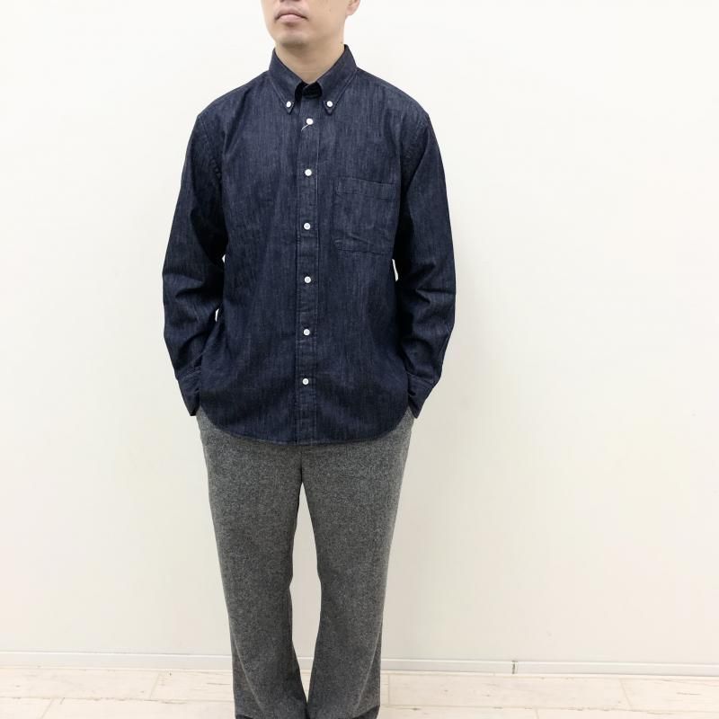  MANUAL ALPHABETBET 6oz DENIM BD(SHTBulging Fit-ONE WASH)