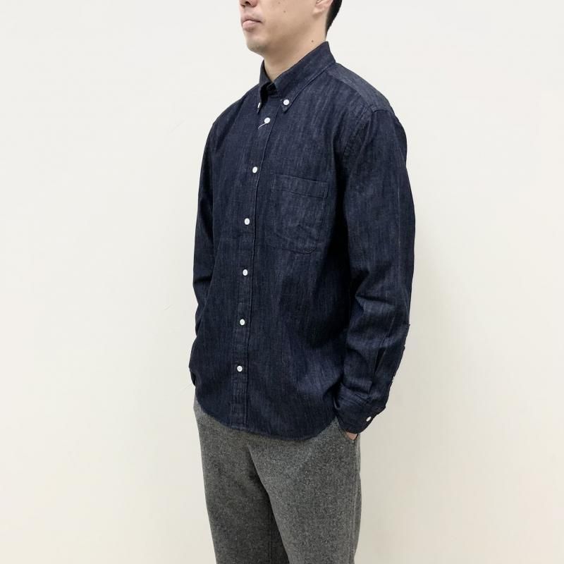  MANUAL ALPHABETBET 6oz DENIM BD(SHTBulging Fit-ONE WASH)