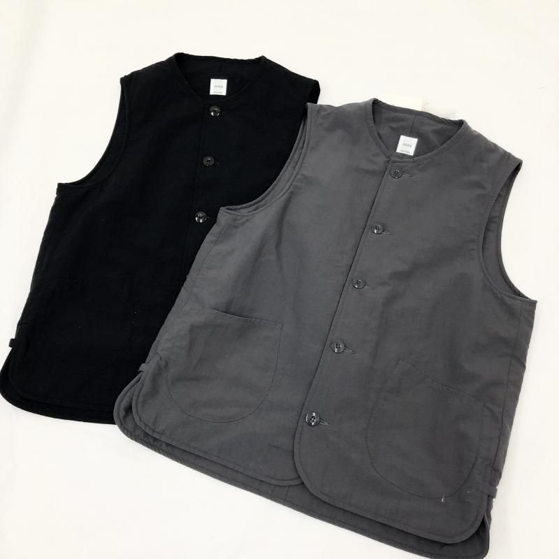  ARAN VEST (CHARCOAL) 