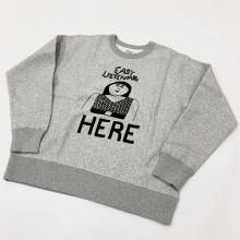 TACOMA FUJI EASY LISTING HERE CREW NECK SWEAT (OATMEAL)