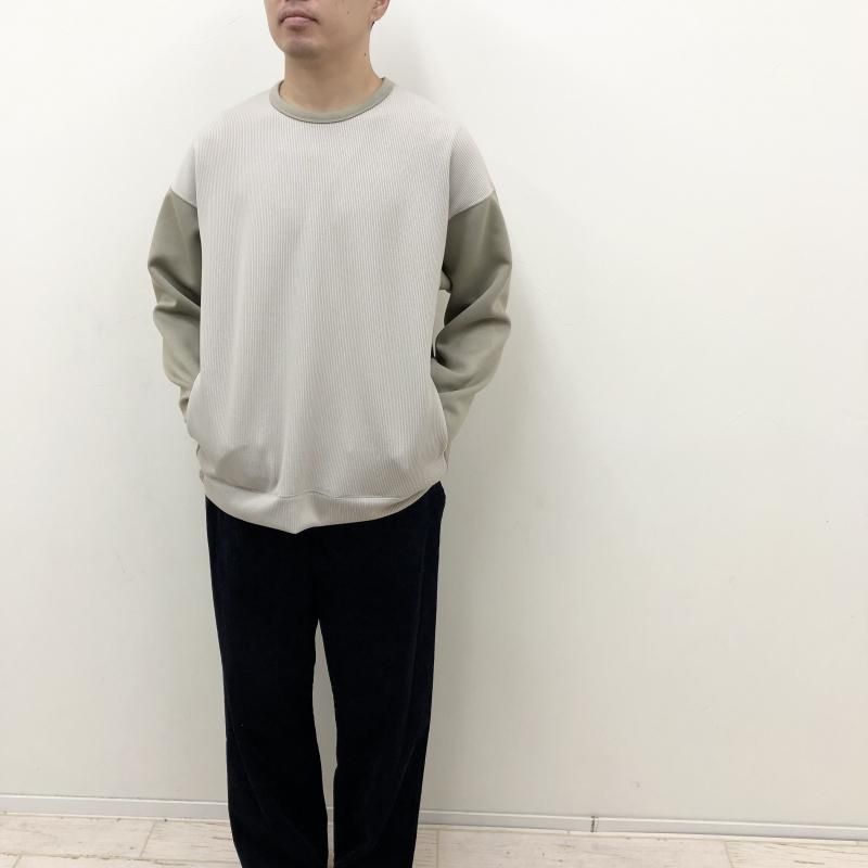  CURLY KNIT-COMBI RAYON DOUBLE-KNIT P/O(GREIGE)