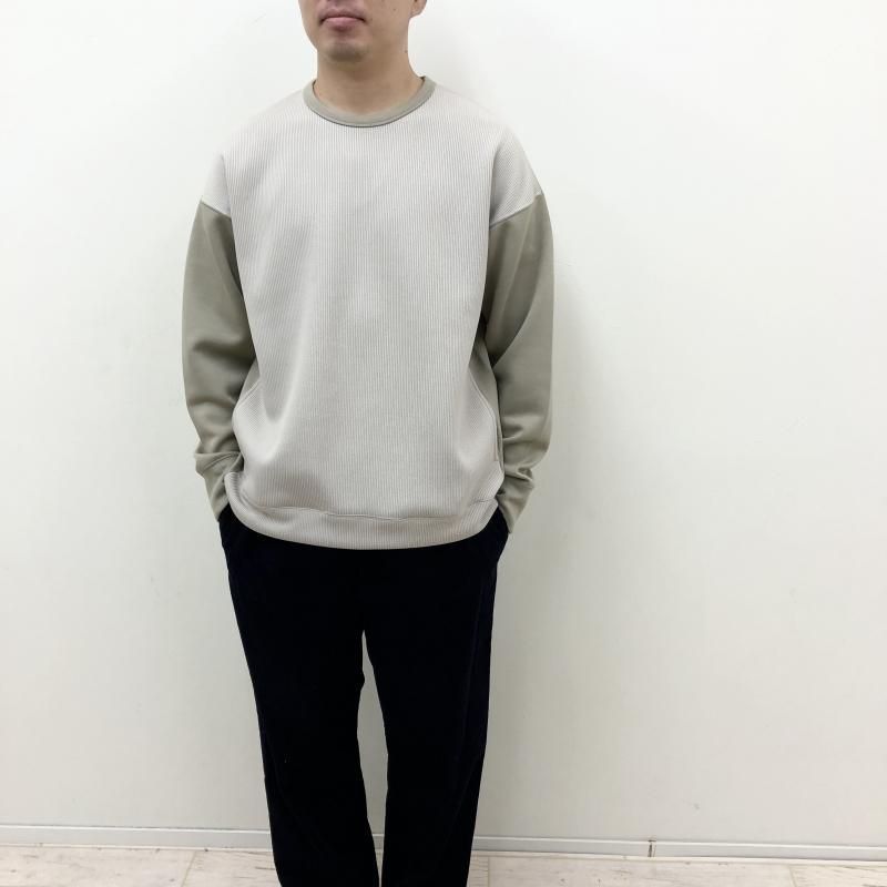  CURLY KNIT-COMBI RAYON DOUBLE-KNIT P/O(GREIGE)