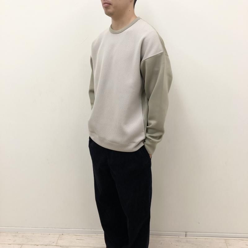  CURLY KNIT-COMBI RAYON DOUBLE-KNIT P/O(GREIGE)