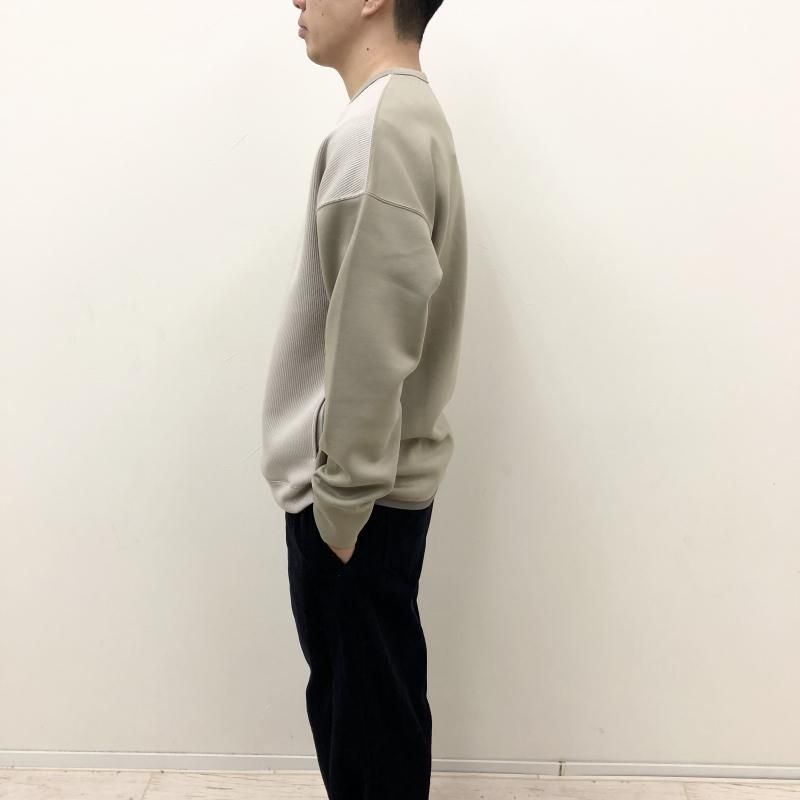  CURLY KNIT-COMBI RAYON DOUBLE-KNIT P/O(GREIGE)