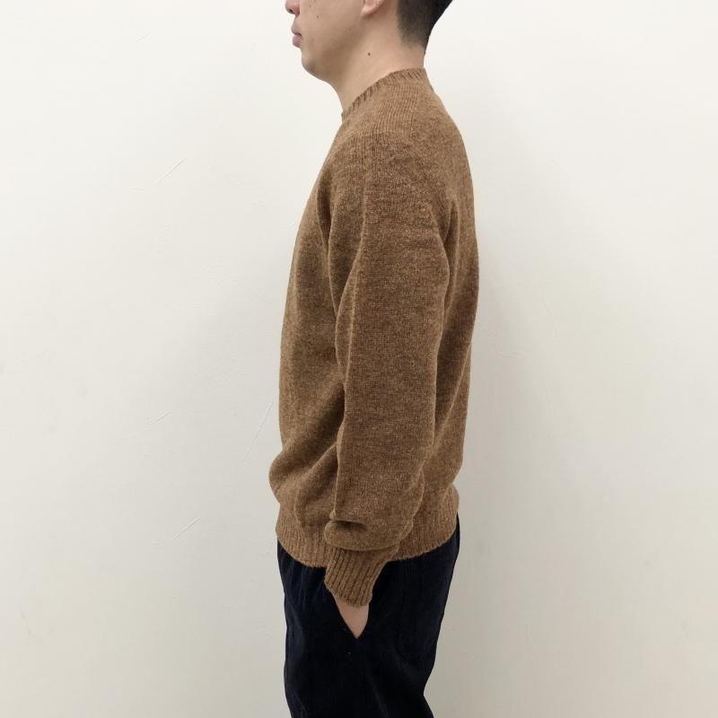  Rinascente Seamless Shetland Crewneck(ORANGE)