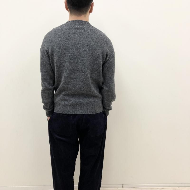  Rinascente Seamless Shetland Crewneck(CHARCOAL)