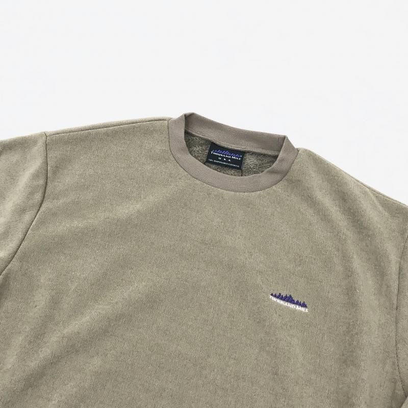  THOUSAND MILE KNIT FREECE CREW NECK PULLOVER(BEIGE)