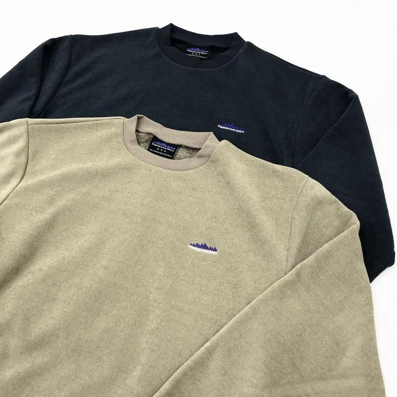  THOUSAND MILE KNIT FREECE CREW NECK PULLOVER(BEIGE)