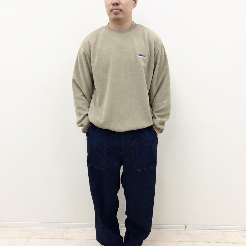  THOUSAND MILE KNIT FREECE CREW NECK PULLOVER(BEIGE)