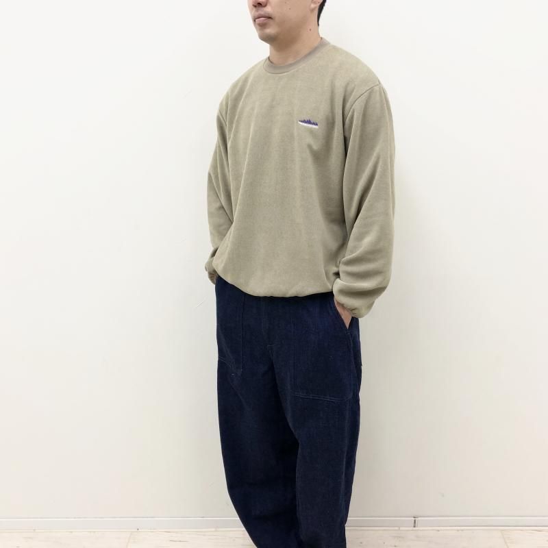  THOUSAND MILE KNIT FREECE CREW NECK PULLOVER(BEIGE)
