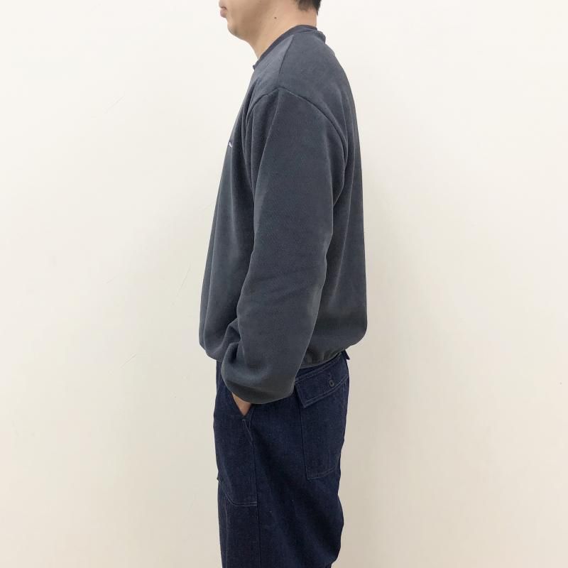  THOUSAND MILE KNIT FREECE CREW NECK PULLOVER(CHARCOAL)