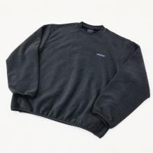 THOUSAND MILE KNIT FREECE CREW NECK PULLOVER(CHARCOAL)