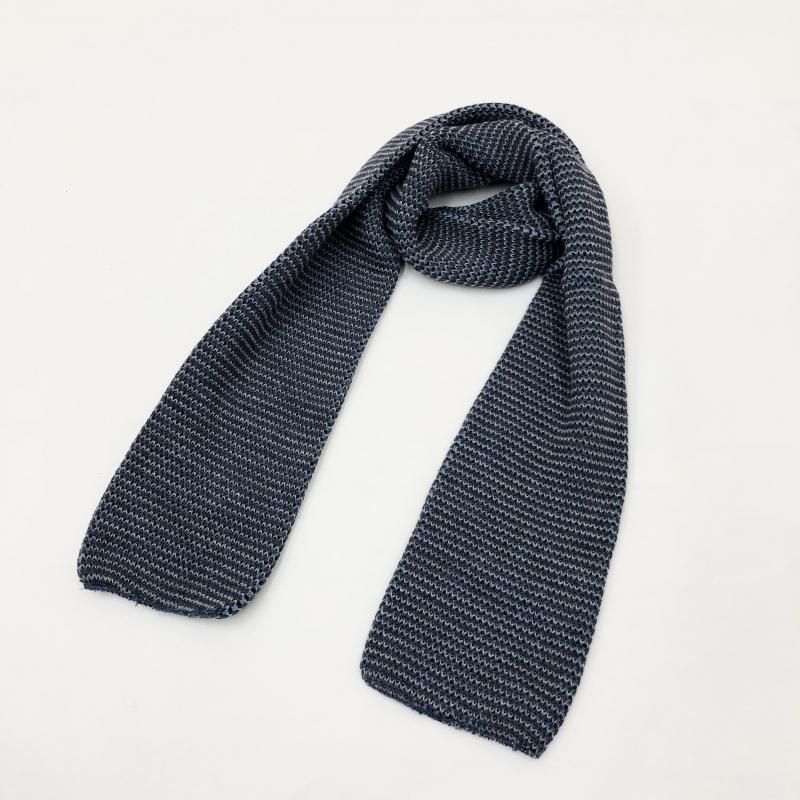  Artex Knitting Mills Tweed Scraf(INDIGO GRAY)