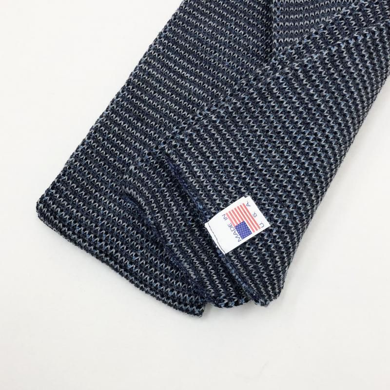  Artex Knitting Mills Tweed Scraf(INDIGO GRAY)