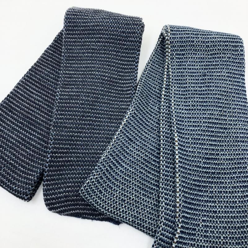  Artex Knitting Mills Tweed Scraf(INDIGO GRAY)