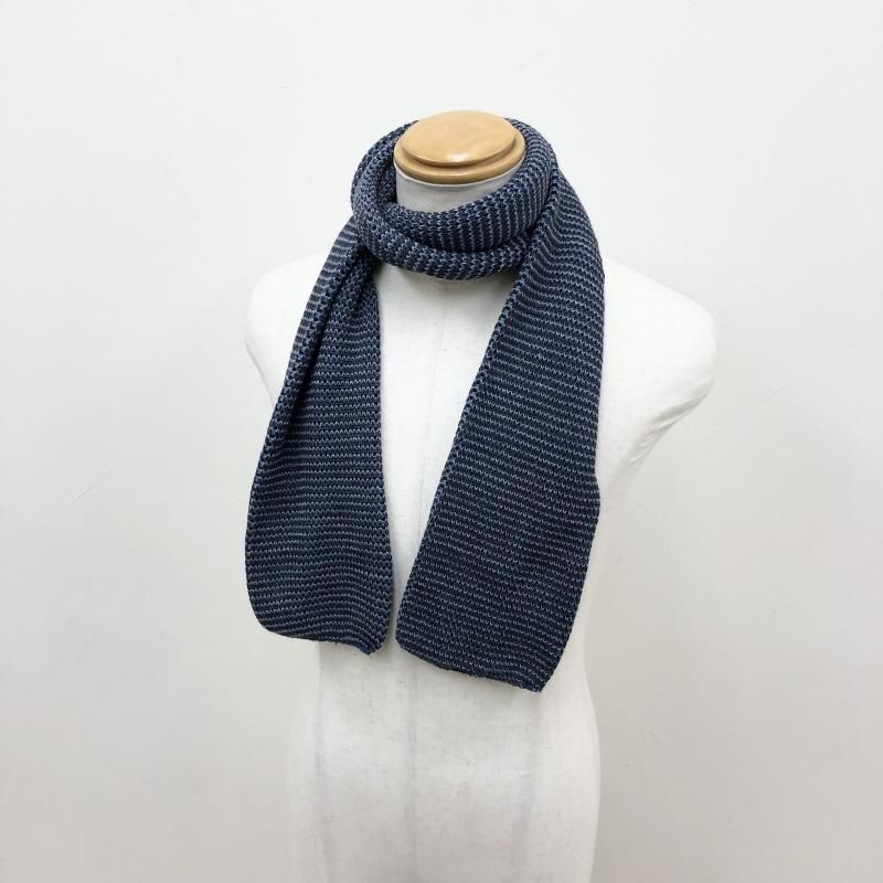  Artex Knitting Mills Tweed Scraf(INDIGO GRAY)