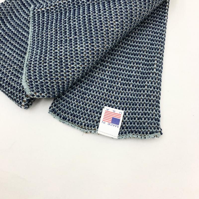  Artex Knitting Mills Tweed Scraf(NAVY BROWN)