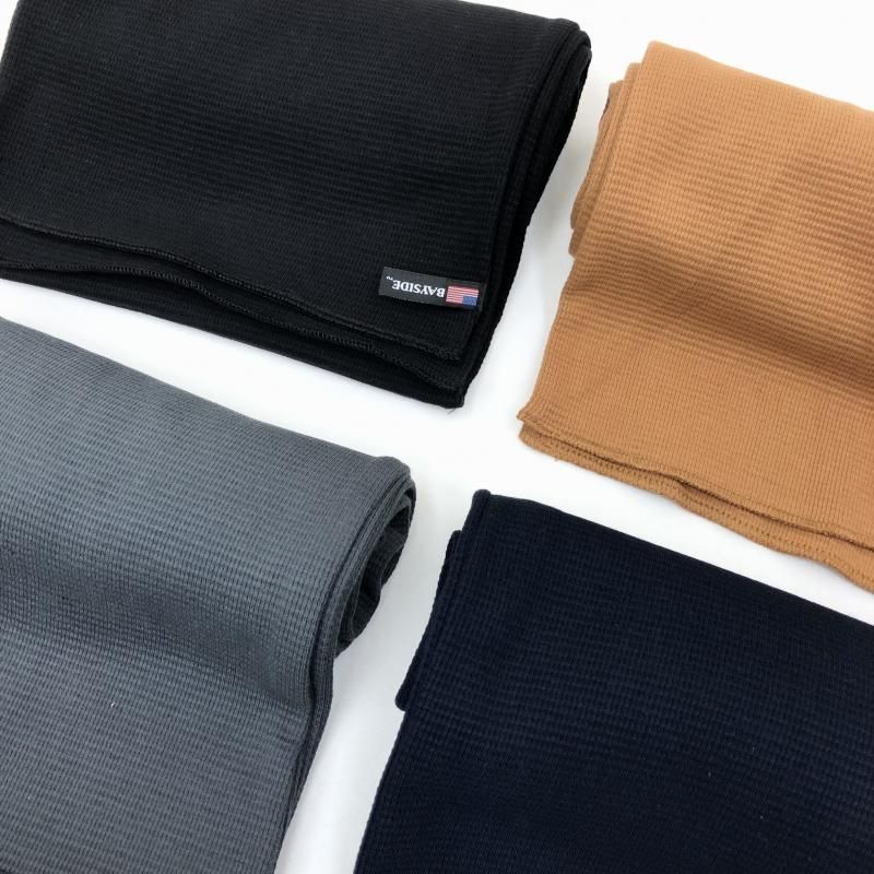  BAYSIDE USA Made Cotton Thermal Scraf(CARAMEL/GRAY/NAVY/BLACK)