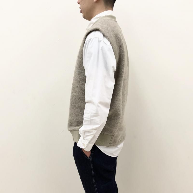  have a good day WOOL VEST(BEIGE)