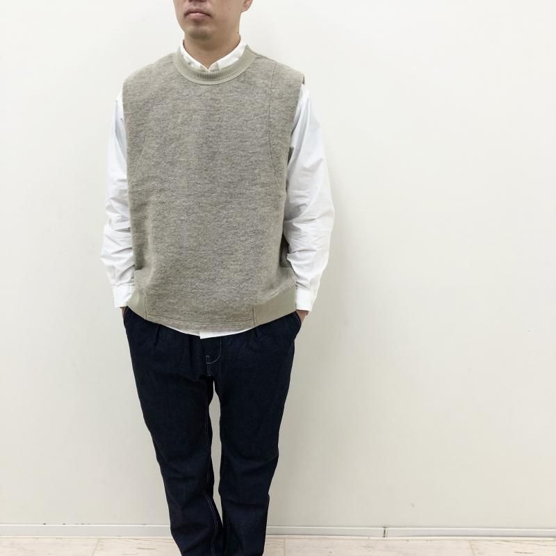 have a good day WOOL VEST(BEIGE)