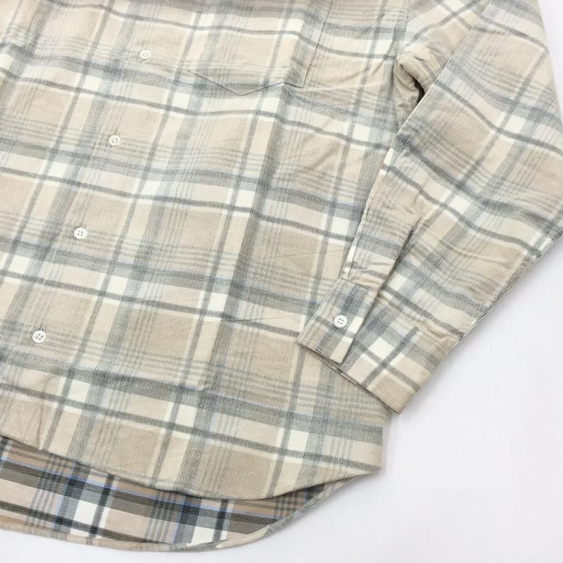  have a good day NO COLLOR PLAID SHIRTS(NATURAL)