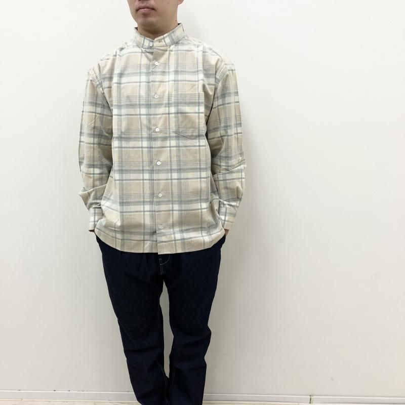  have a good day NO COLLOR PLAID SHIRTS(NATURAL)