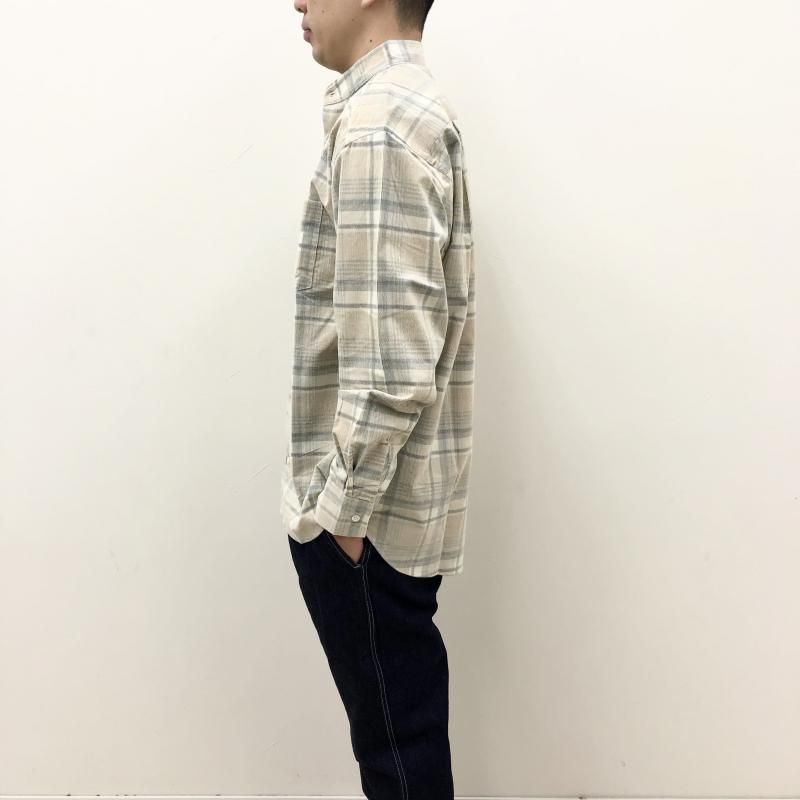  have a good day NO COLLOR PLAID SHIRTS(NATURAL)