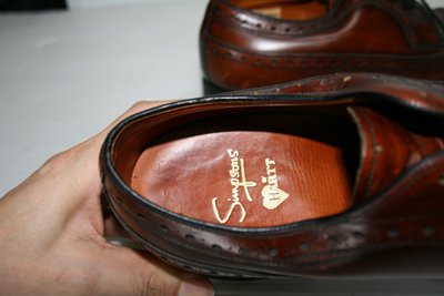 ウイングチップ・レザーシューズ【革靴】　中古　 サイズ：27.5�