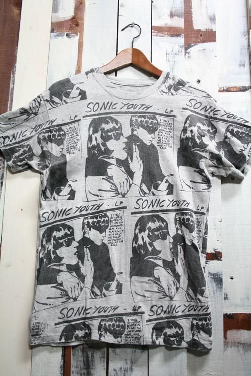 Vintage sonic youth ソニックユースGoo TシャツUSED - Tシャツ